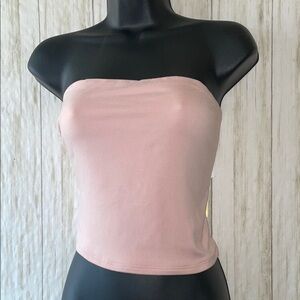 💕Riley & James Pink Strapless Tube Top